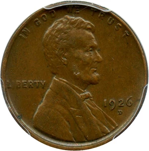 image for: 1926-D 1c PCGS AU55