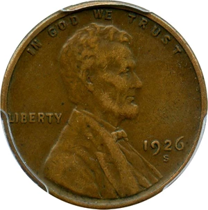image for: 1926-S 1c PCGS XF40