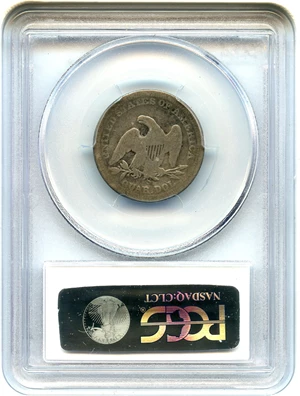 image for: 1855-S 25c PCGS/CAC VG-8 (Arrows) Scarce Date