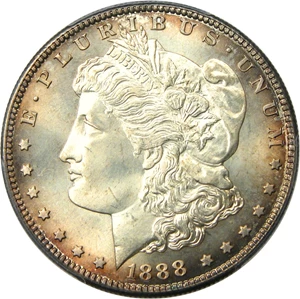 image for: 1888-S $1 PCGS MS67 - Tied for Finest Known!