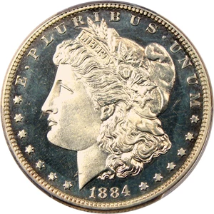 image for: 1884 $1 PCGS Proof 66 CAM - Awesome Gem Proof