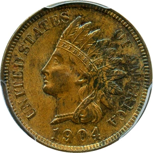 image for: 1904 1c PCGS MS62 BN