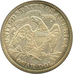 image for: 1885 25c PCGS XF45 - Low Mintage Date