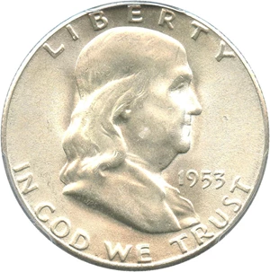 image for: 1953-S 50c PCGS MS65