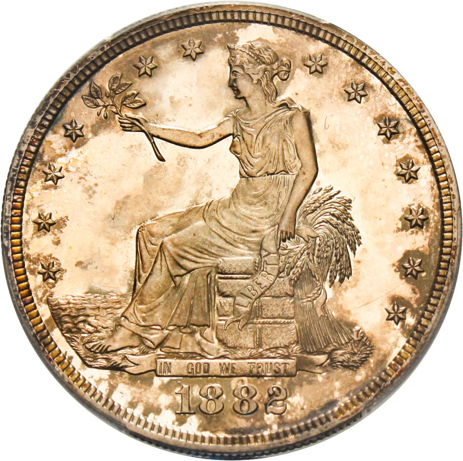 image for: 1882 Trade$ PCGS Proof 64 CAM - Proof Only Type Coin