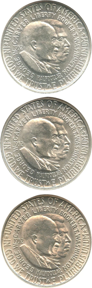 image for: 1952-PDS Washington-Carver Set NGC/CAC MS64 - No Reserve!