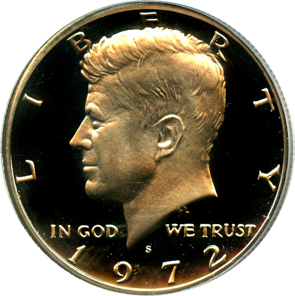 image for: 1972-S 50c PCGS Proof 69 DCAM