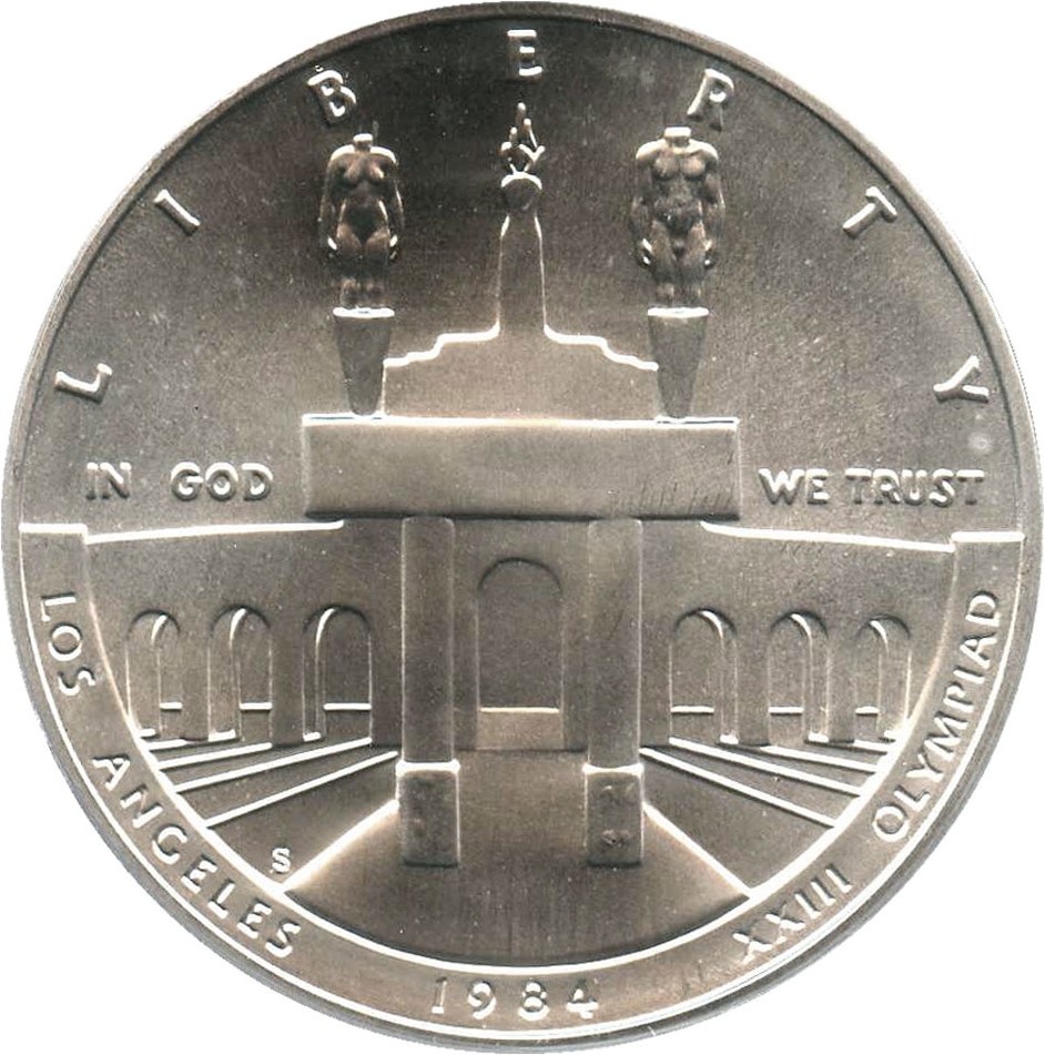 image for: 1984-S Olympic $1 PCGS MS69 - No Reserve!