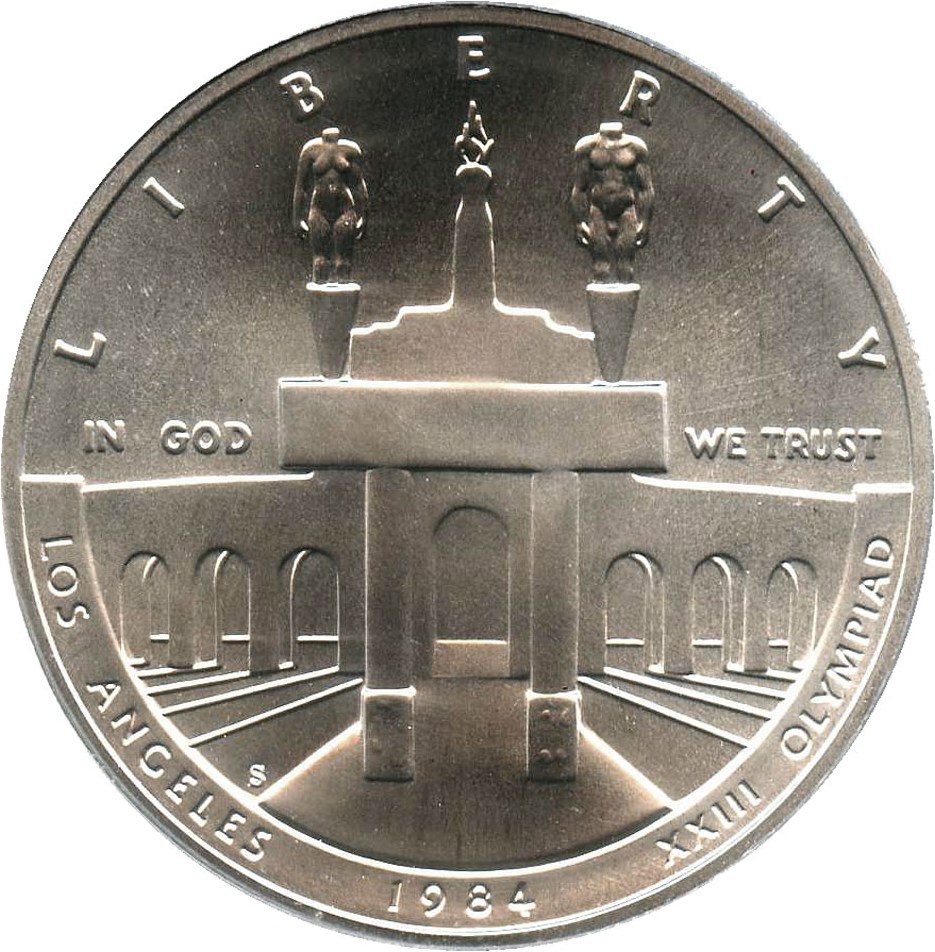 image for: 1984-S Olympic $1 PCGS MS69