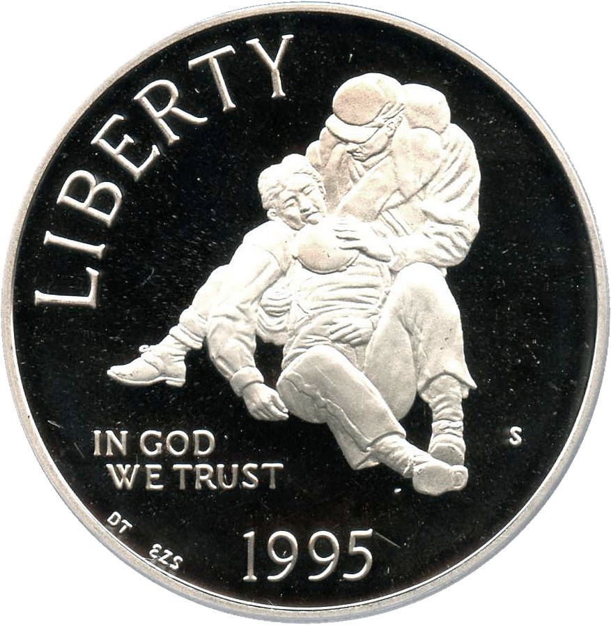 image for: 1995-S Civil War $1 PCGS Proof 69 DCAM