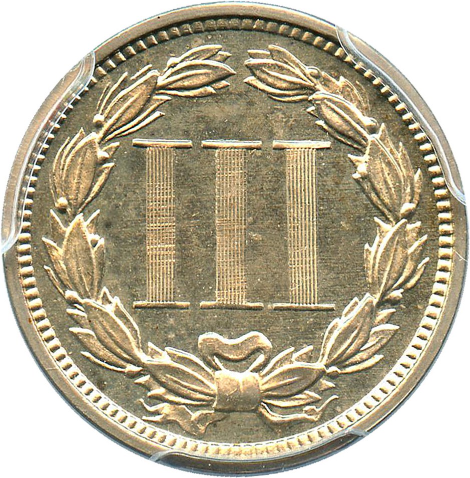 image for: 1868 3cN PCGS Proof 66 CAM