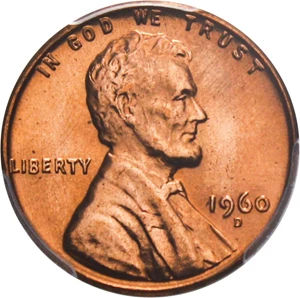 image for: 1960-D 1c PCGS MS67 RD (Small Date) Registry Quality Gem, Scarce Variety - None Finer at PCGS - No Reserve!