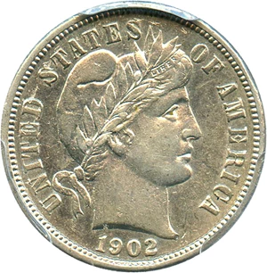 image for: 1902-O 10c PCGS AU55