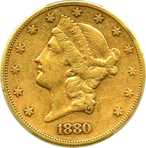image for: 1880-S $20 PCGS XF40 - No Reserve!