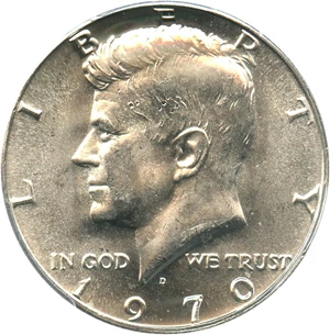 image for: 1970-D 50c PCGS MS65 - No Reserve!