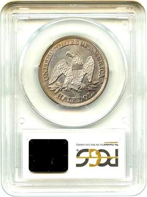 image for: 1857-O 50c PCGS MS64 - Scarce New Orleans Issue, Tied for Finest at PCGS
