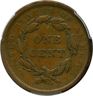 image for: 1840 1c PCGS VF25 (N-5, Large Date)