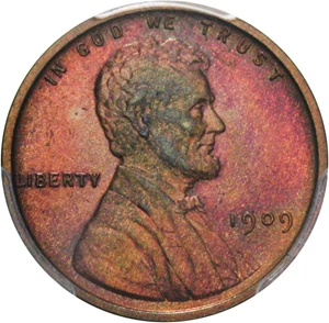 image for: 1909 Lincoln 1c PCGS/CAC Proof 65 RB - Colorful Toning, Underrated Proof Issue