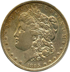 image for: 1895-O $1 PCGS Genuine XF Details, Cleaning - Affordable Key Date