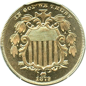 image for: 1879 5c PCGS Proof 65