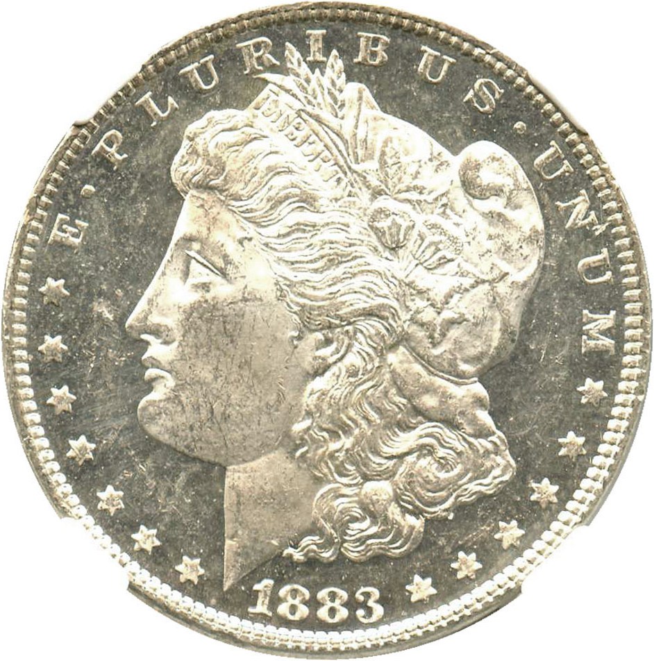 image for: 1883 $1 NGC MS62 DMPL