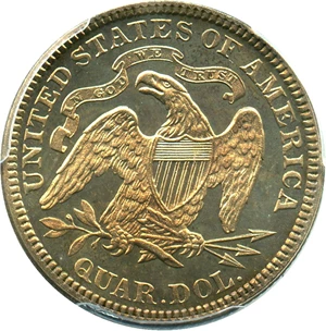 image for: 1889 25c PCGS Proof 65 CAM - No Reserve!