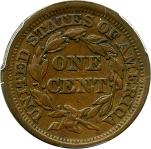 image for: 1846 1c PCGS XF40 (Tall Date)