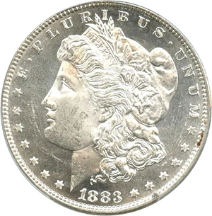 image for: 1883 $1 PCGS MS63 PL