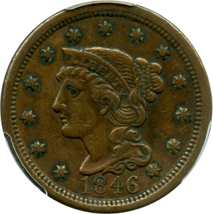 image for: 1846 1c PCGS XF40 (Tall Date)