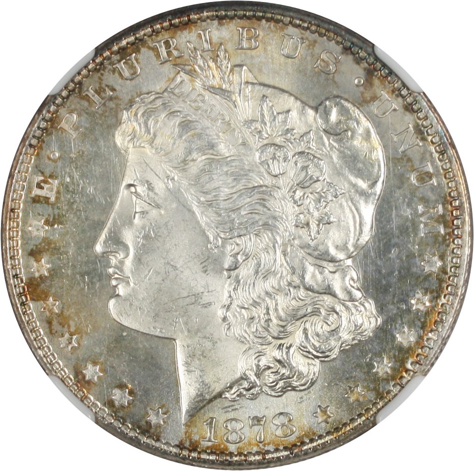 image for: 1878-S $1 NGC MS64 DMPL