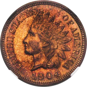 image for: 1904 1c NGC Proof 64 RB