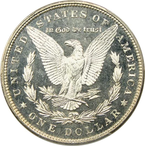 image for: 1897 $1 PCGS MS65 DMPL - Rare Gem DMPL Morgan, Only 2 Finer