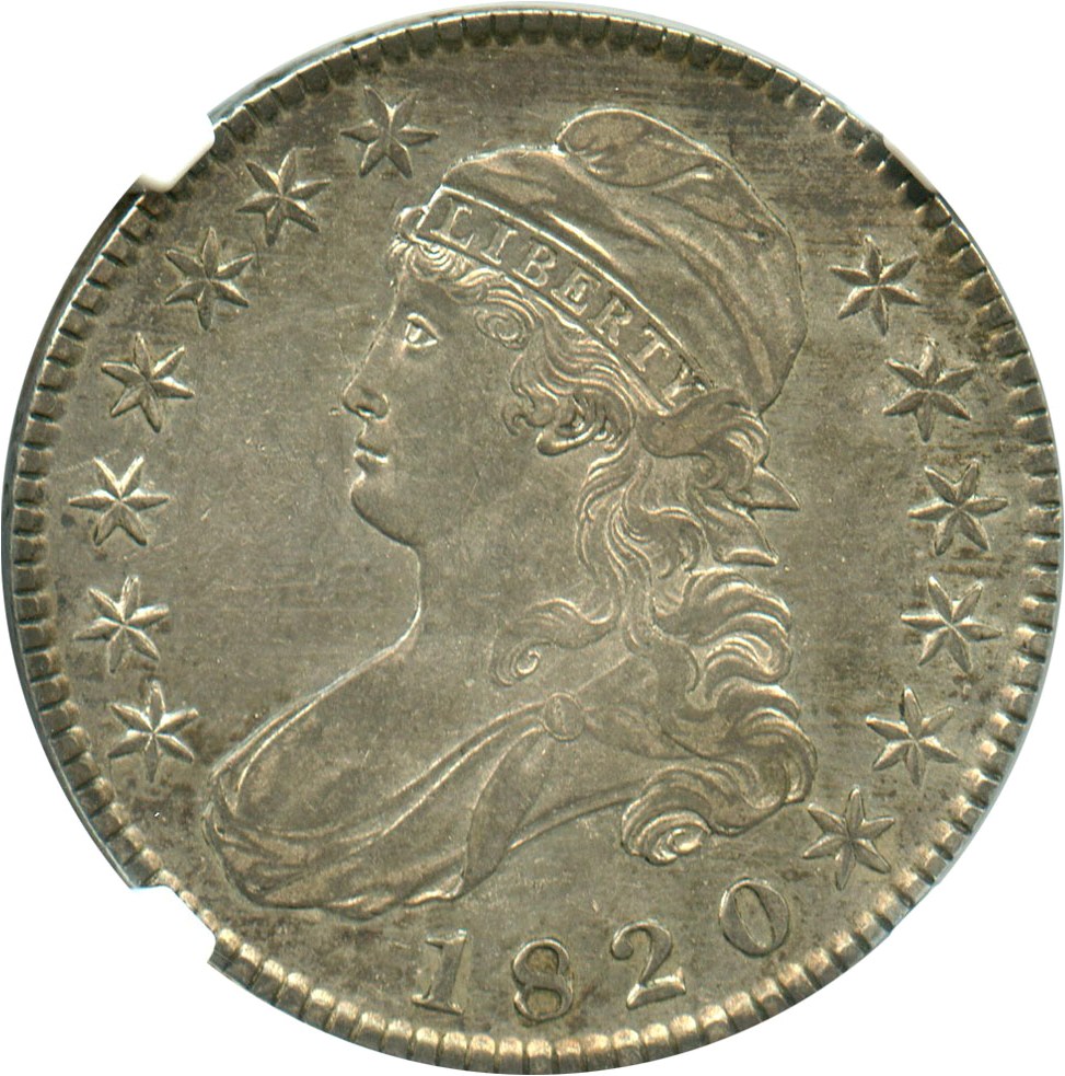 image for: 1820 50c NGC XF45