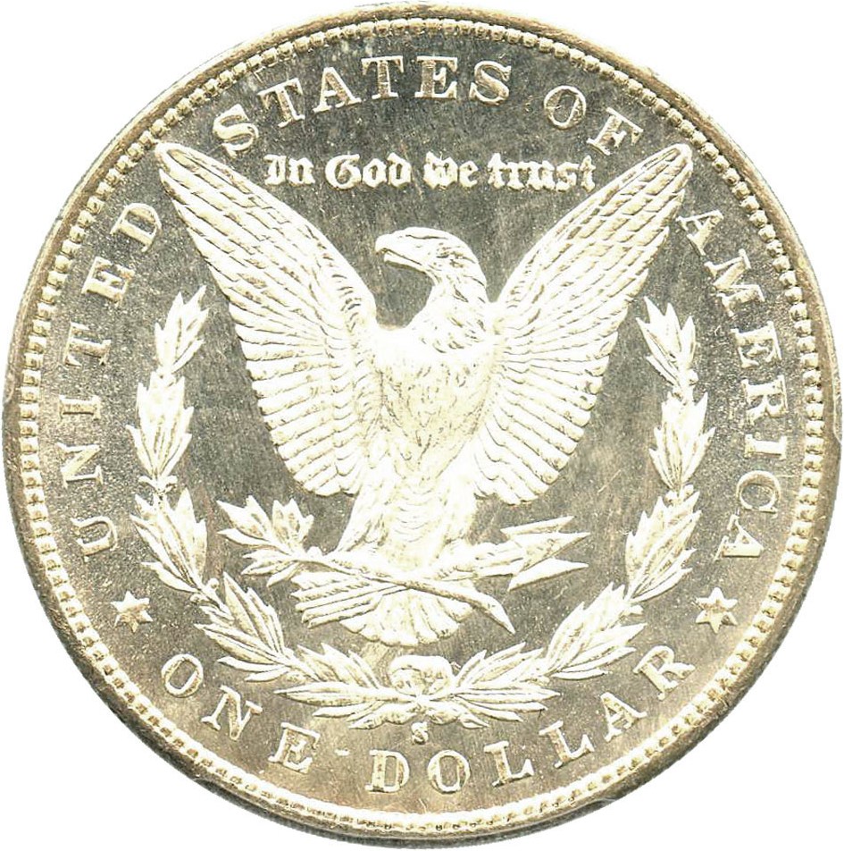 image for: 1880/9-S $1 PCGS MS64 DMPL