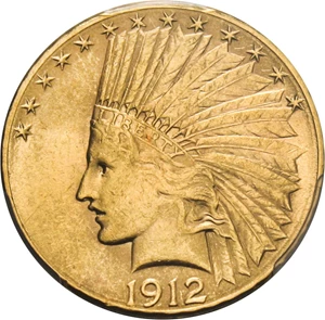 image for: 1912-S $10 PCGS MS61