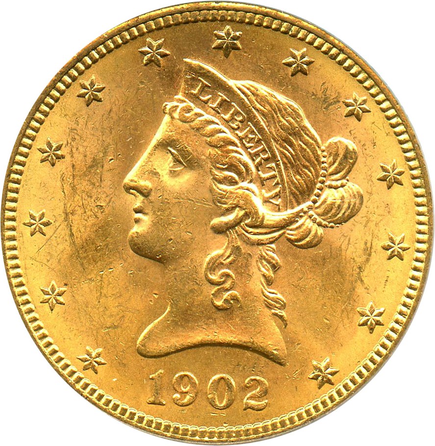 image for: 1902-S $10 PCGS/CAC MS63