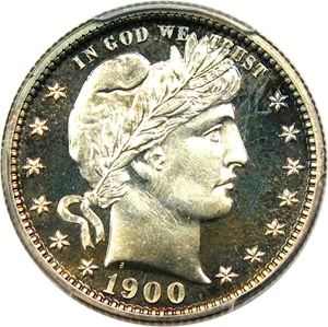 image for: 1900 25c PCGS Proof 66 CAM