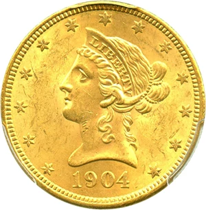 image for: 1904-O $10 PCGS MS63 - Popular New Orleans Gold Eagle