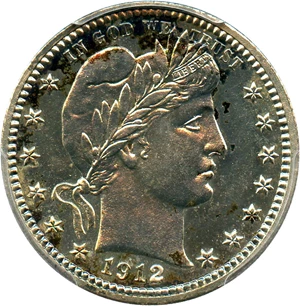 image for: 1912 25c PCGS Proof 63