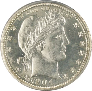 image for: 1904 25c PCGS Proof 62 - Affordable Proof Barber Quarter