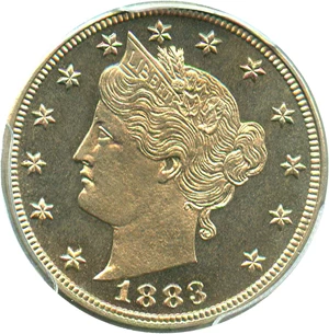 image for: 1883 5c PCGS Proof 67 CAM (No Cents) Scarce 1-Year Type - Rare this Nice - No Reserve!