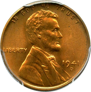 image for: 1941-D 1c PCGS MS67 RD - Registry Quality Gem