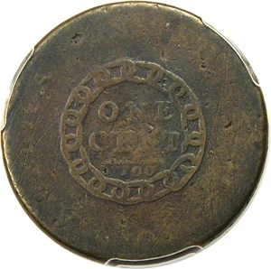 image for: 1793 Chain 1c PCGS AG-2 (Periods) Scarce & Popular 1-Year Type Coin