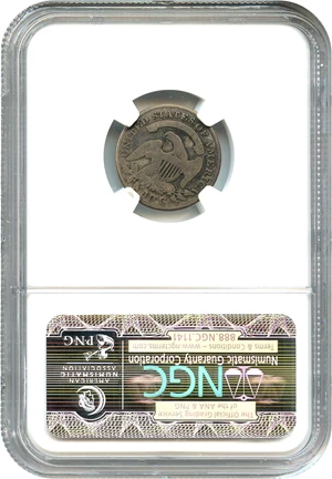 image for: 1829 10c NGC Good-4 (Curl Base 2, JR-10) Rare Variety