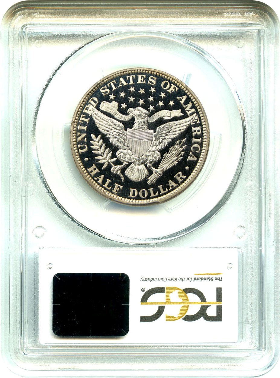 image for: 1892 50c PCGS Proof 65 DCAM - Gorgeous First-Year Gem Proof Barber