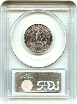 image for: 1987-D 25c PCGS MS66