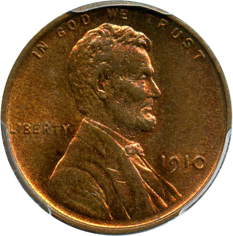 image for: 1910 1c PCGS MS65 RB