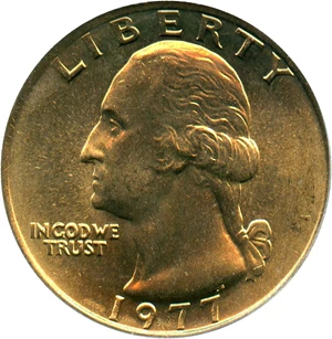 image for: 1977 25c PCGS MS66