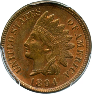 image for: 1894 1c PCGS MS64 RB