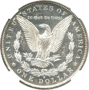 image for: 1891-S $1 NGC MS63 PL